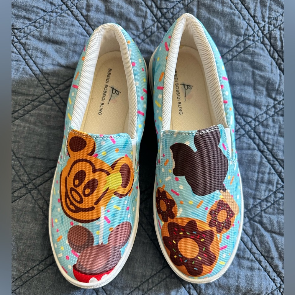 Slip on shoes by Bibbidi Bobbidi Bling Disney Snacks